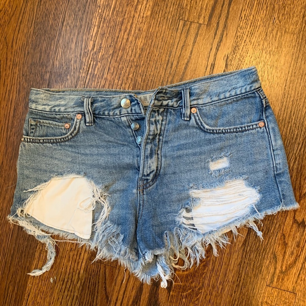 Free People Jean Shorts
